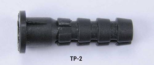 Taco TP-2 para soportes para acometidas de fibra óptica y cables coaxiales 6 x 35.